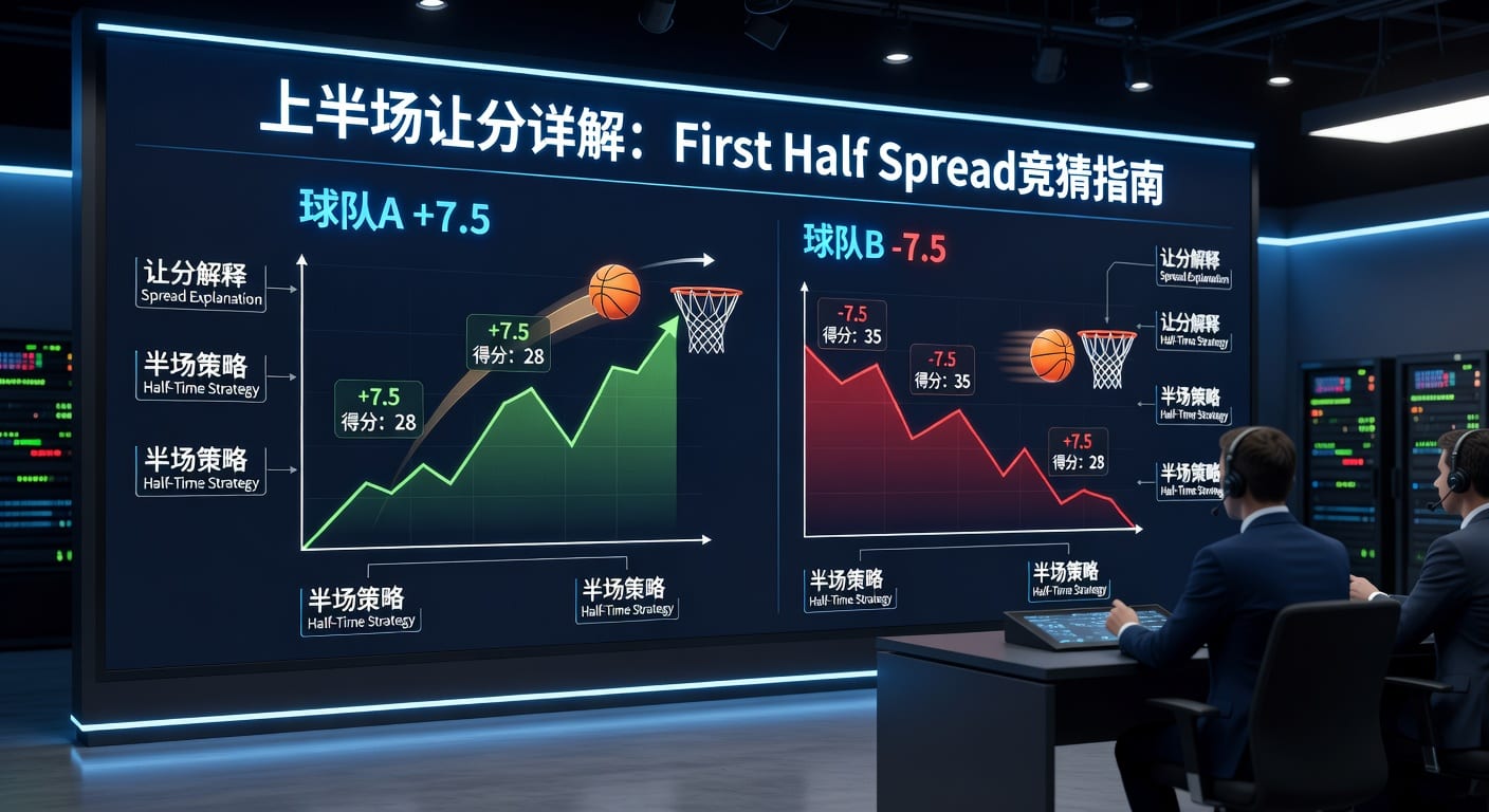 上半场让分 first half spread 实战判断与读法