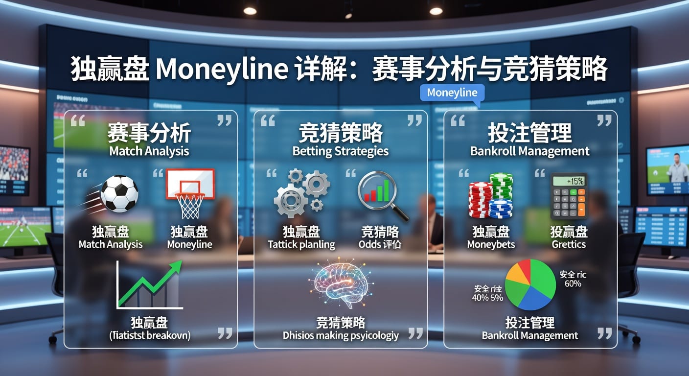 独赢盘 moneyline投注技巧与赔率判断