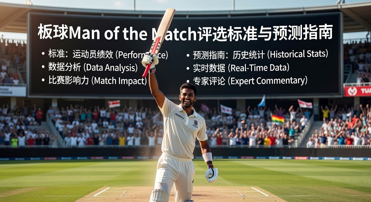 板球Man of the Match：2026年赛后评选怎么看才更准
