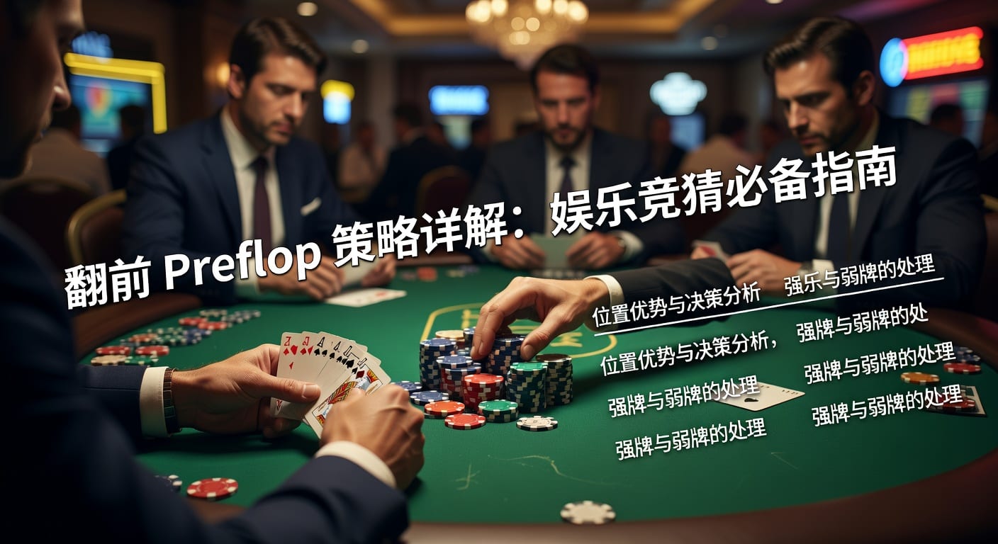 翻前 preflop：赛前决策思路与实战要点